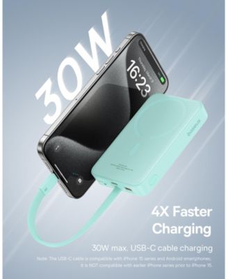 10000mAh Magnetic Power Bank 30W MagSafe Portable Charger