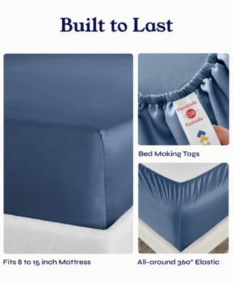 100% Extra Long Staple, 500 Thread Count Sateen Weave Sheet Set