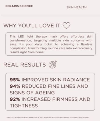 LED Light Therapy Silicone Mask