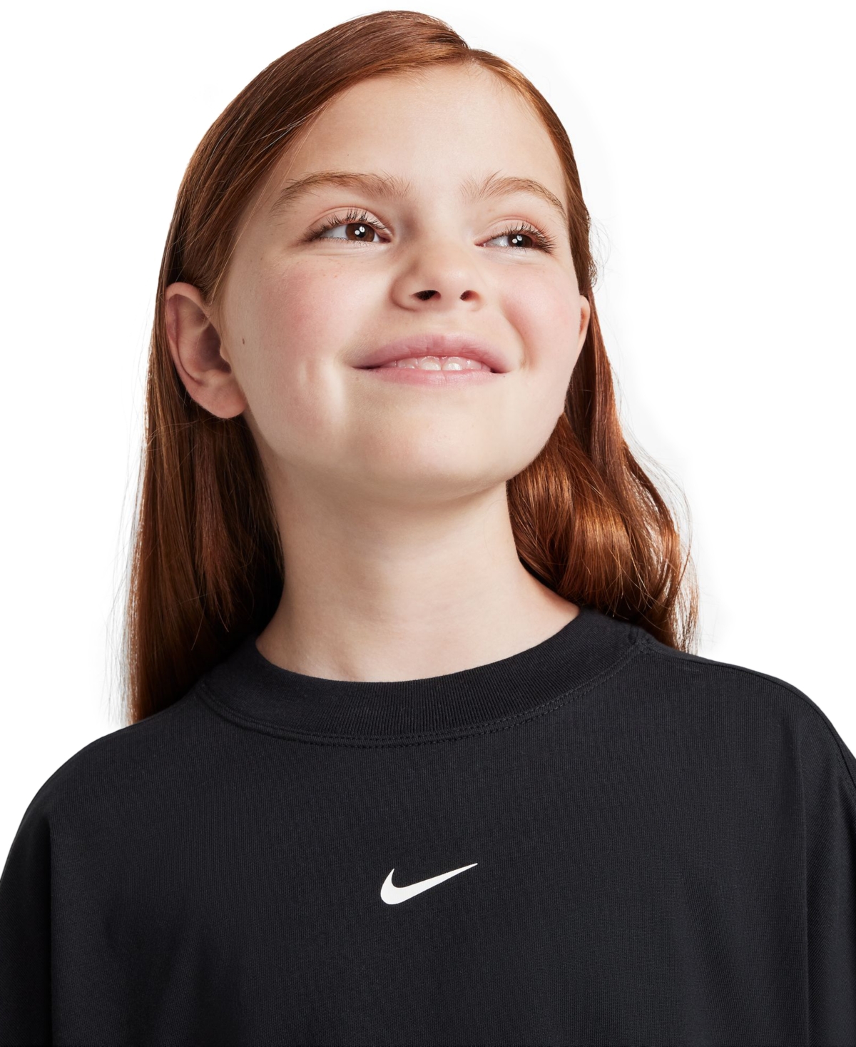 Nike Big Girls Sportswear Cotton Oversized T-Shirt