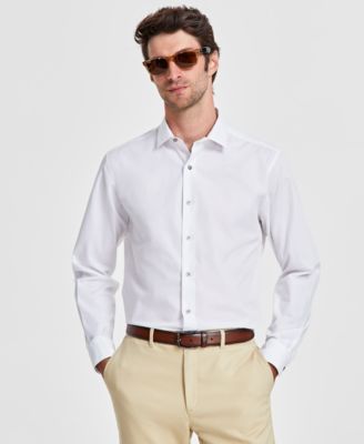 Alfani - Men's Slim-Fit Solid Dress Shirt