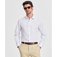Alfani Mens Slim-Fit Solid Dress Shirt Deals