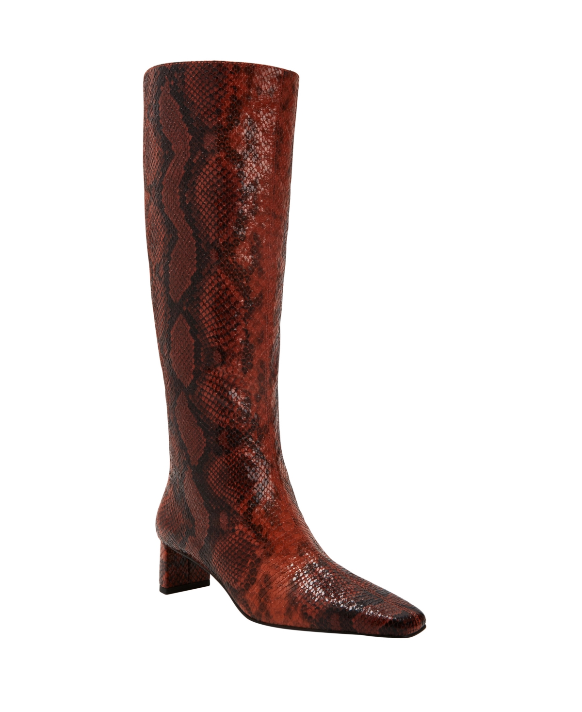Shop Katy Perry Women's Wandering Square Toe Knee High Boots In Animal Print Multi