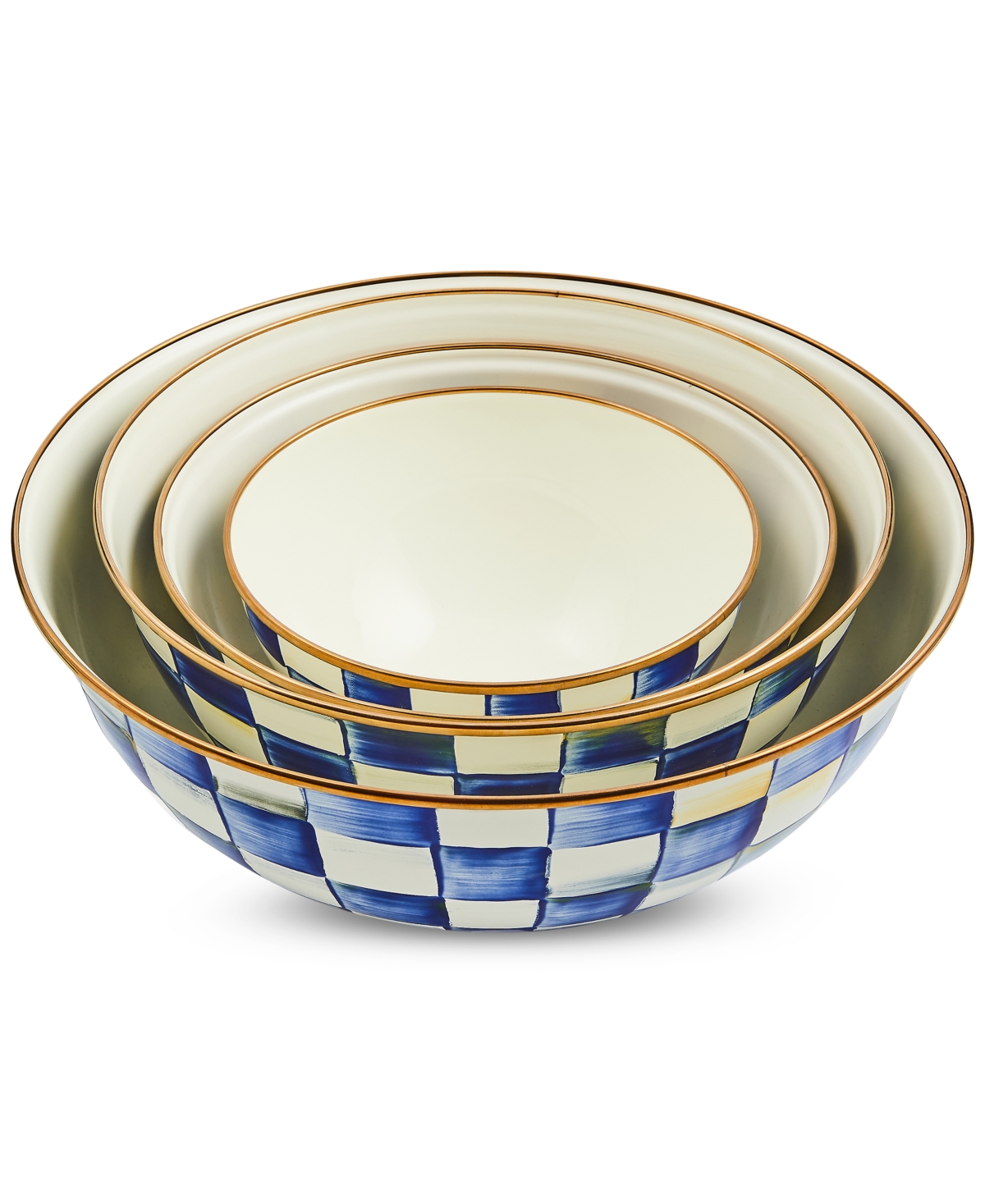 Mackenzie-childs Royal Check Everyday Extra Large Bowl In No Color