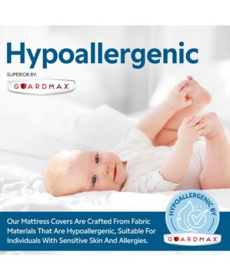 Waterproof Fitted Sheet - Twin Size - White