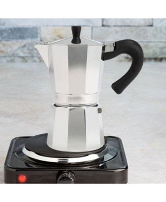 Aluminum Stovetop 9-Cup Espresso Maker