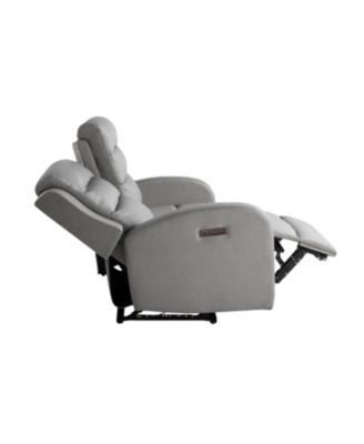 54.7"W Polyester Akron Power Reclining Loveseat