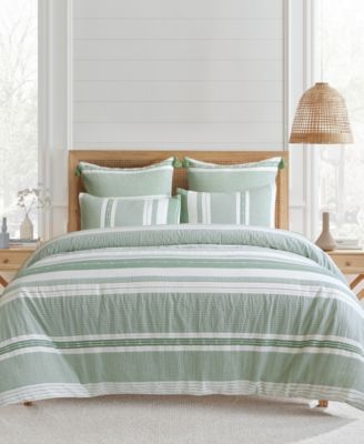 Pickford Dotted Stripe 3-Pc. Duvet Cover Set, Full/Queen