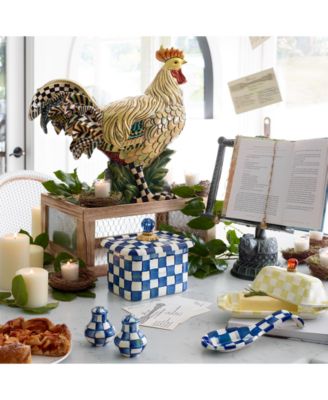 Royal Check Salt & Pepper Shakers