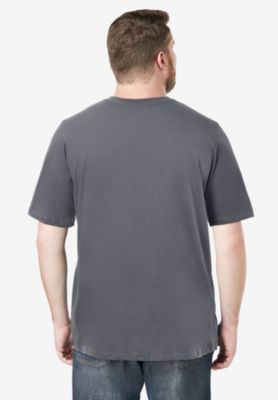 Big & Tall by KingSize Heavyweight Jersey Crewneck T-Shirt