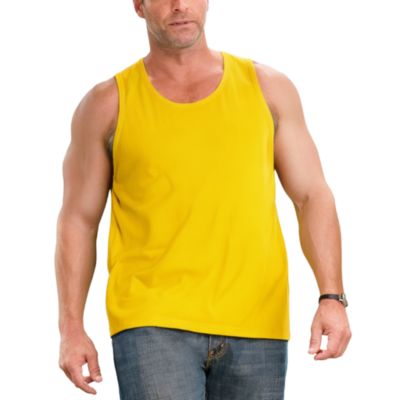 Big & Tall Shrink-Less Lightweight Longer-Length Tank