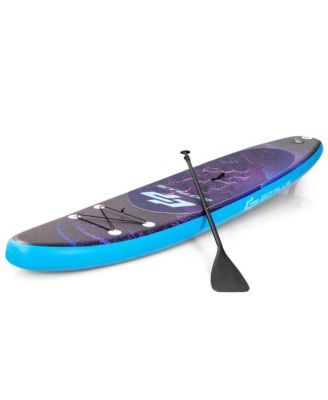 Inflatable Stand Up Paddle Board Surfboard W/Bag Aluminum Paddle
