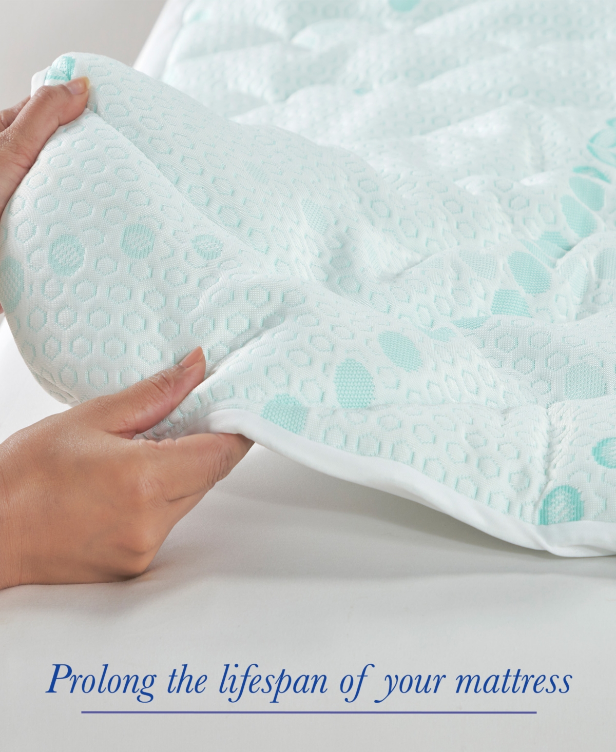 Mattress Pads Twin size, 3-Zone Cooling, Soft, Non-Slip Quilted Mattress Pad Twin Size, Deep Pocket Fits 8