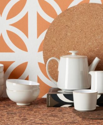 Natural Canvas Rice Bowls, Set of 4