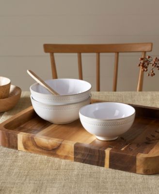 Canvas Textured Cereal Bowls, Set of 4