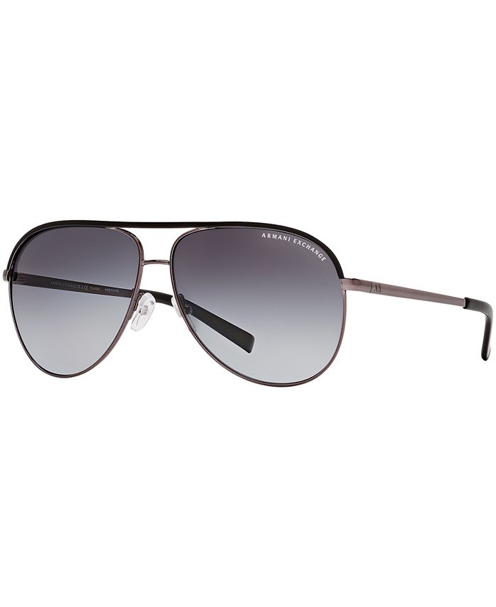 Armani Exchange AX Armani Polarized Sunglasses AX AX2002P - Macy's