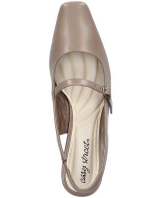 Women's Cameo Square Toe Slingback Pumps