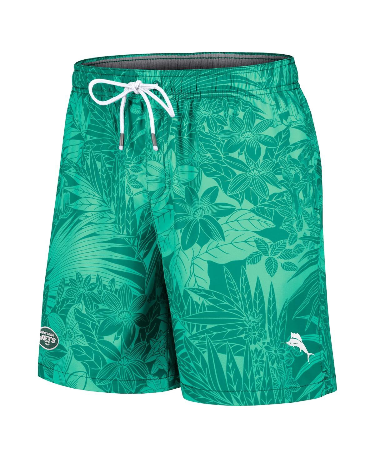 Tommy Bahama Men'sNew York Jets Santiago Palms Board Shorts - Green