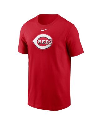 Men's Red Cincinnati Reds Fuse Logo T-Shirt