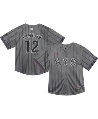 Nike Baby Francisco Lindor Graphite New York Mets 2024 City Connect Limited Player Jersey Macy s