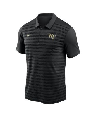 Men's Black Wake Forest Demon Deacons 2024 Sideline Victory Coaches Performance Polo