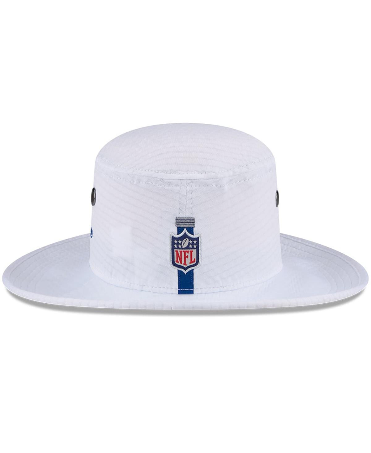 NEW ERA MEN'S WHITE INDIANAPOLIS COLTS 2024 NFL TRAINING CAMP PANAMA BUCKET HAT 
