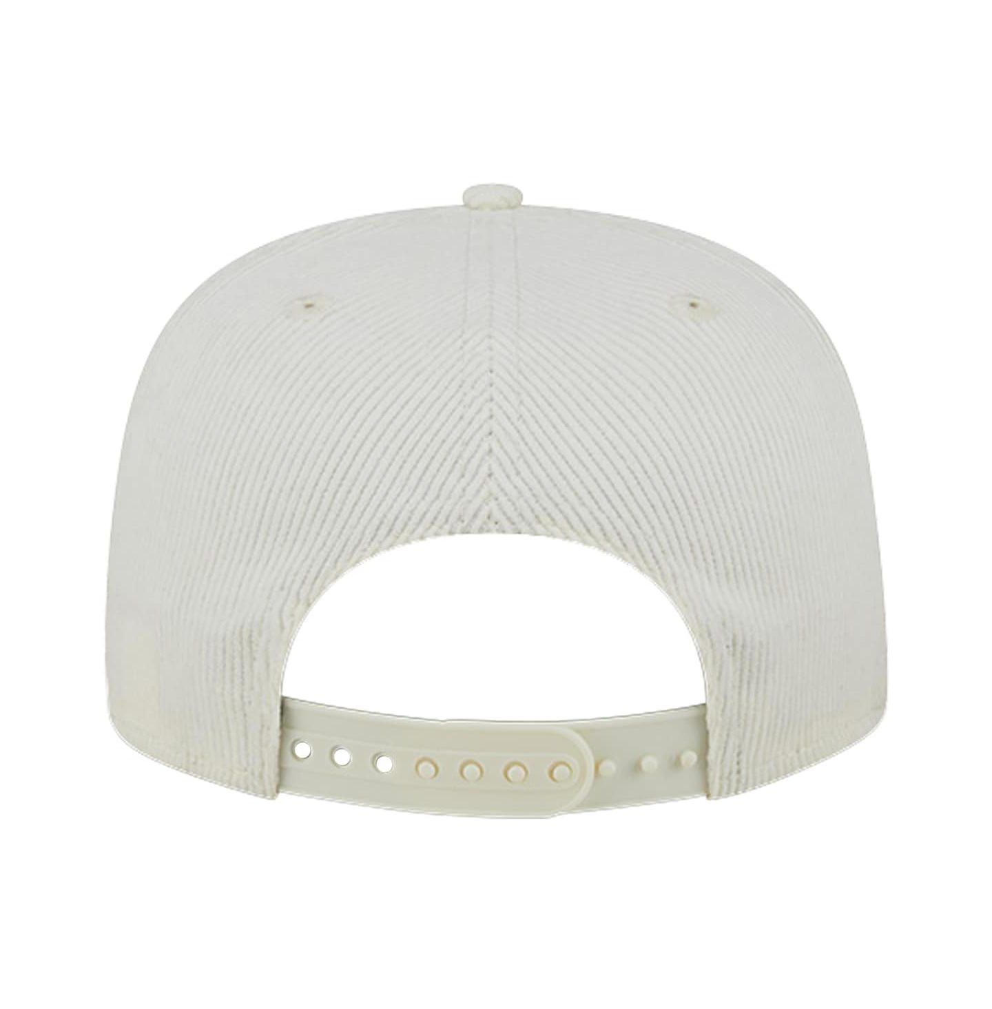 Мужская кепка New Era White Nashville SC Throwback Corduroy Golfer Adjustable Hat — фото 2