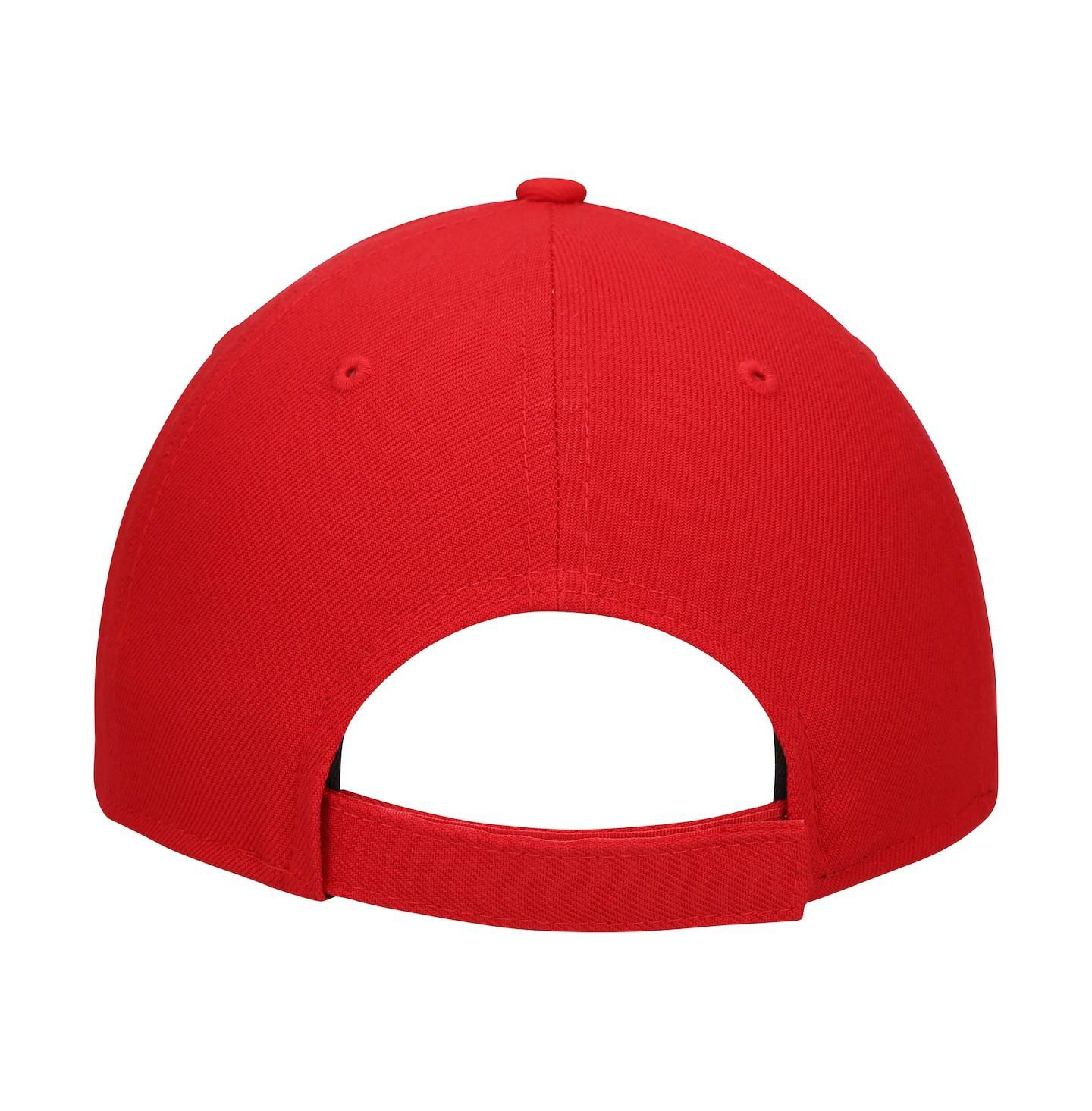 Мужская кепка New Era Red Houston Cougars Team 9FORTY Adjustable Hat — фото 3