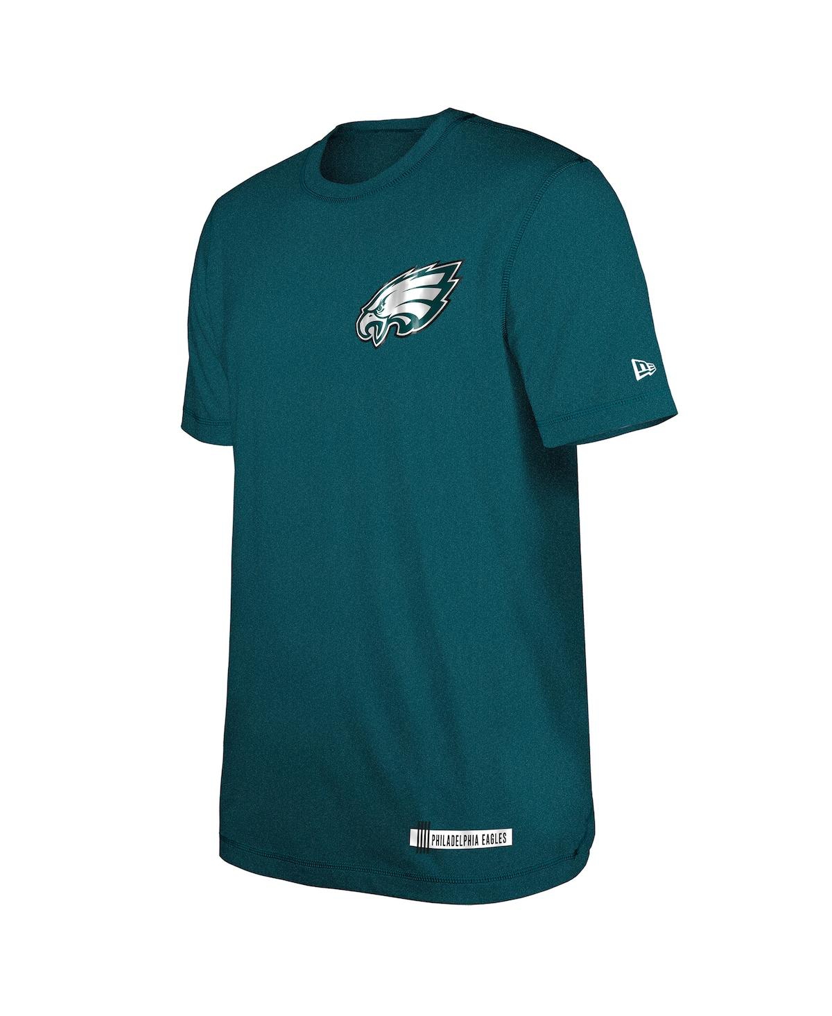 NEW ERA MEN'S MIDNIGHT GREEN PHILADELPHIA EAGLES 2024 NFL TRAINING CAMP T-SHIRT 