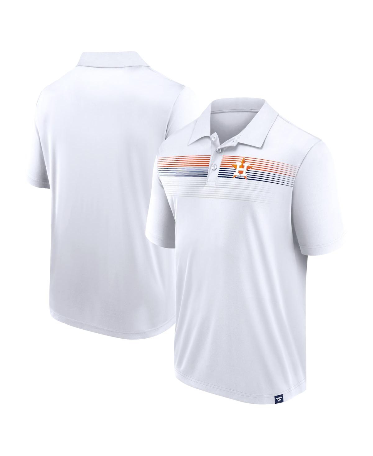FANATICS MEN'S WHITE HOUSTON ASTROS BIG TALL VICTORY FOR US INTERLOCK POLO SHIRT 