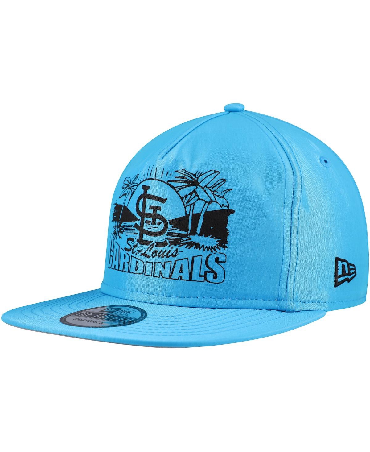 New Era Men's Blue St. Louis Cardinals Neon Golfer Snapback Hat In Blue