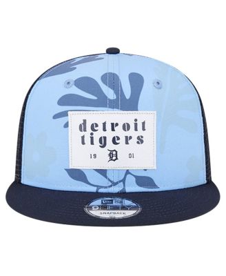 Men's Navy Detroit Tigers Bikini Bottom Trucker 9FIFTY Snapback Hat
