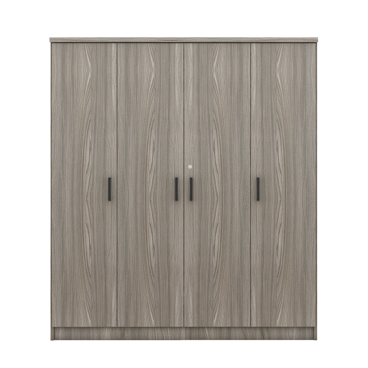 Streamdale Furniture 4-Door Wardrobe with 1 Drawer, Gray