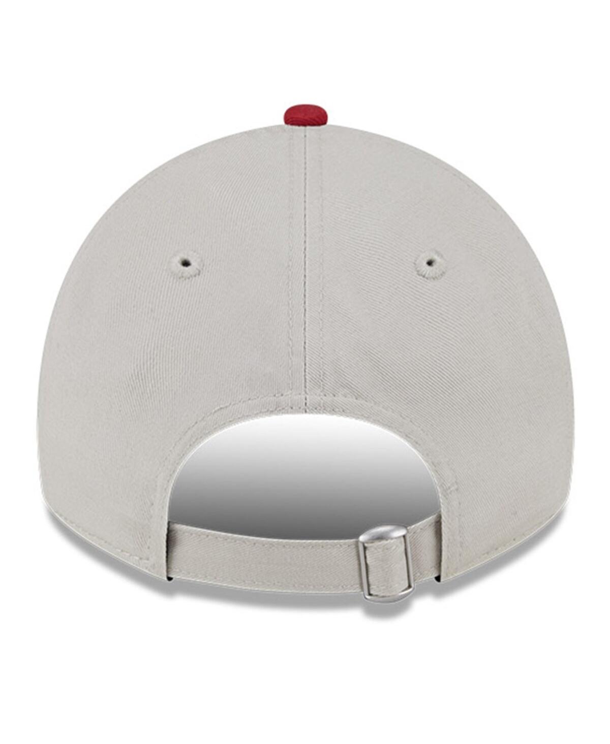 New Era Women's Red San Francisco Giants 2024 Fourth Of July 9twenty Adjustable Hat In Khaki