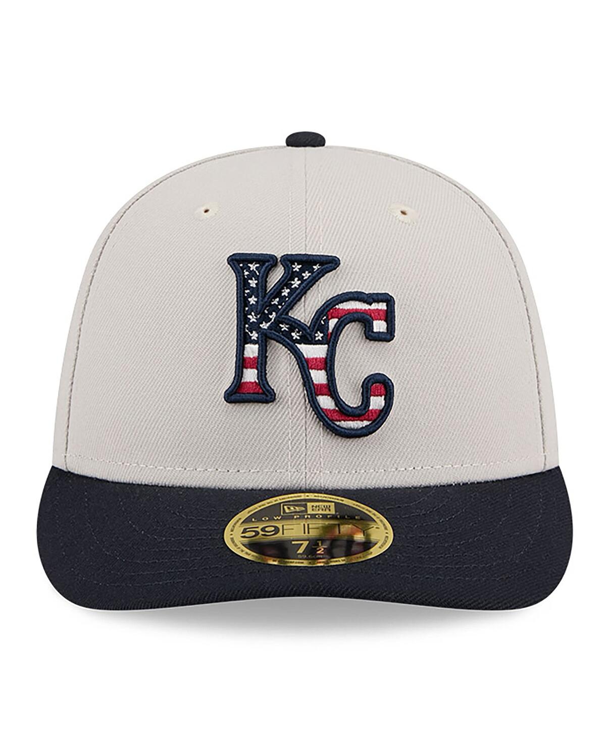 New Era Men's Black Kansas City Royals 2024 Fourth of July Low Profile 59FIFTY Fitted Hat
