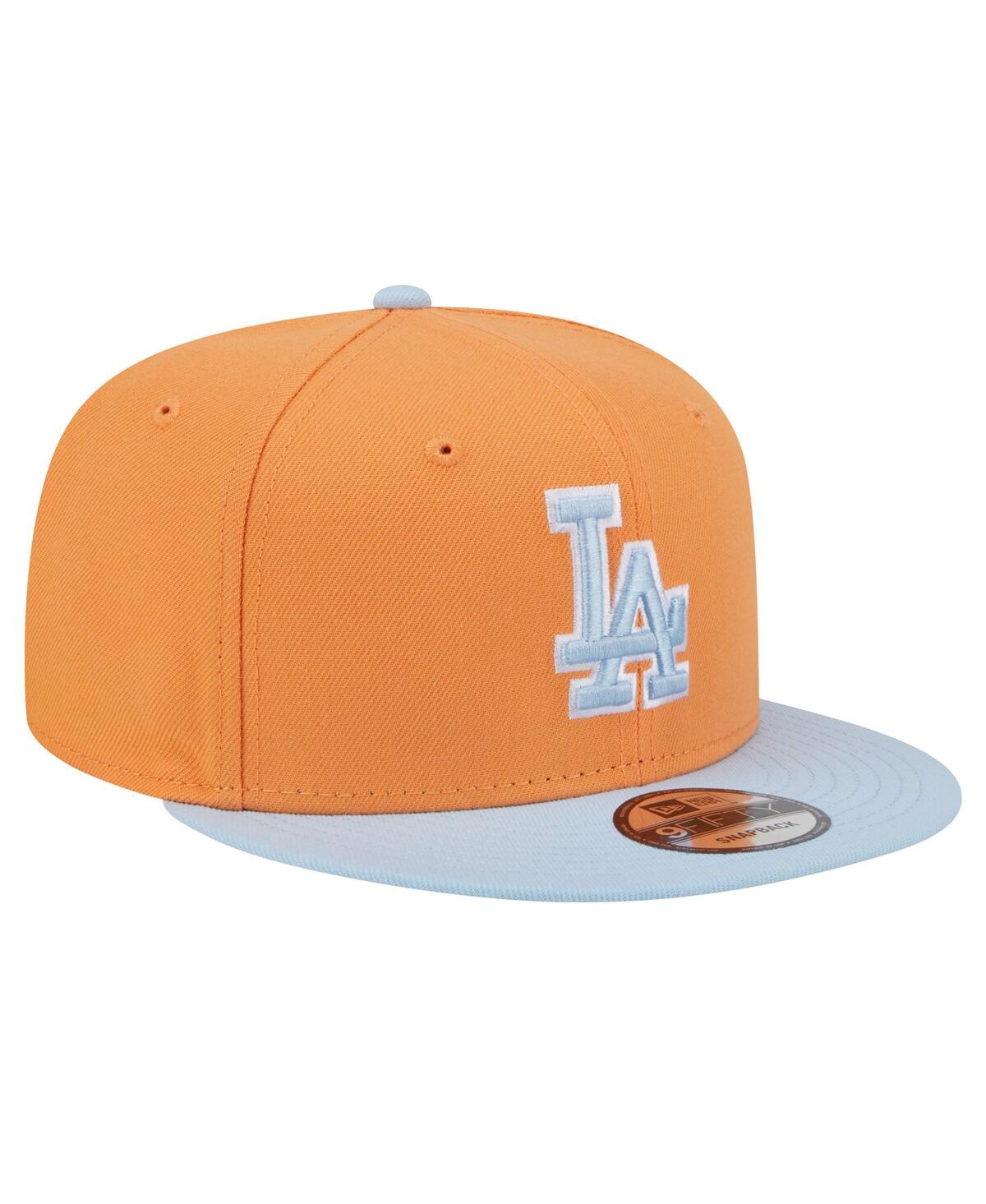 New Era Men'sLos Angeles Dodgers Spring Color Two-Tone 9FIFTY Snapback Hat - Orange