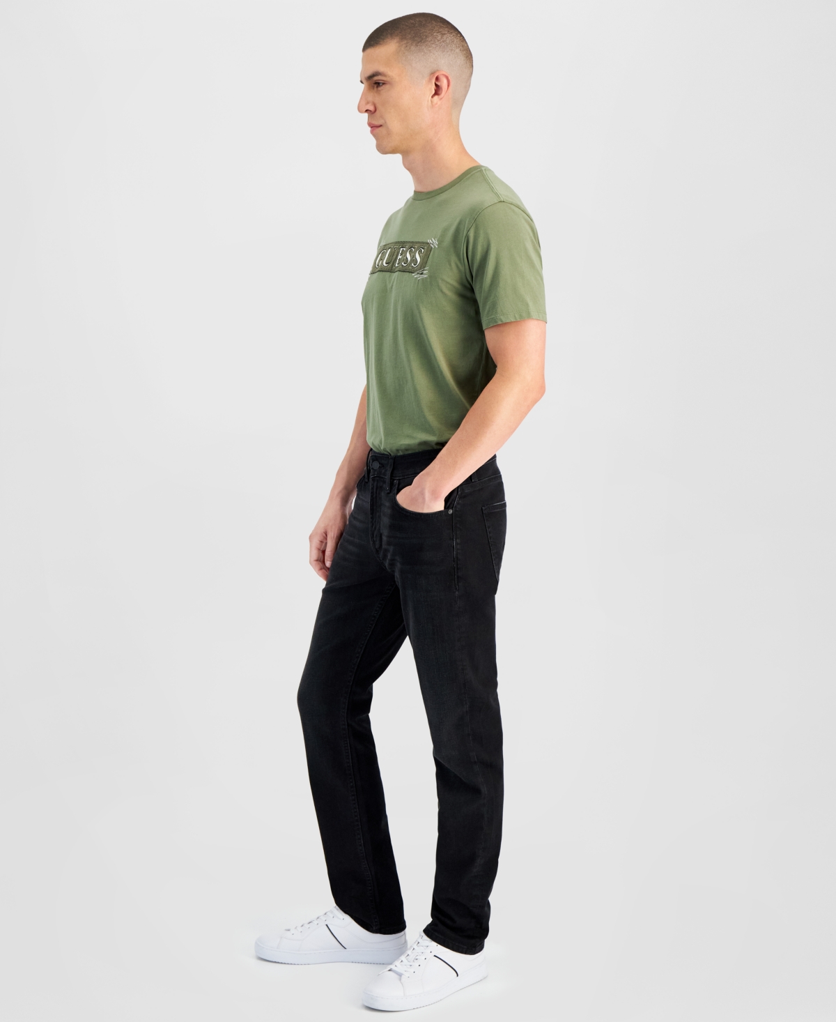 Guess Men's Davis Straight-fit Jeans In La Jolla