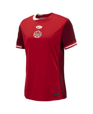 Women's Red Canada Soccer 2024 Home Replica Jersey