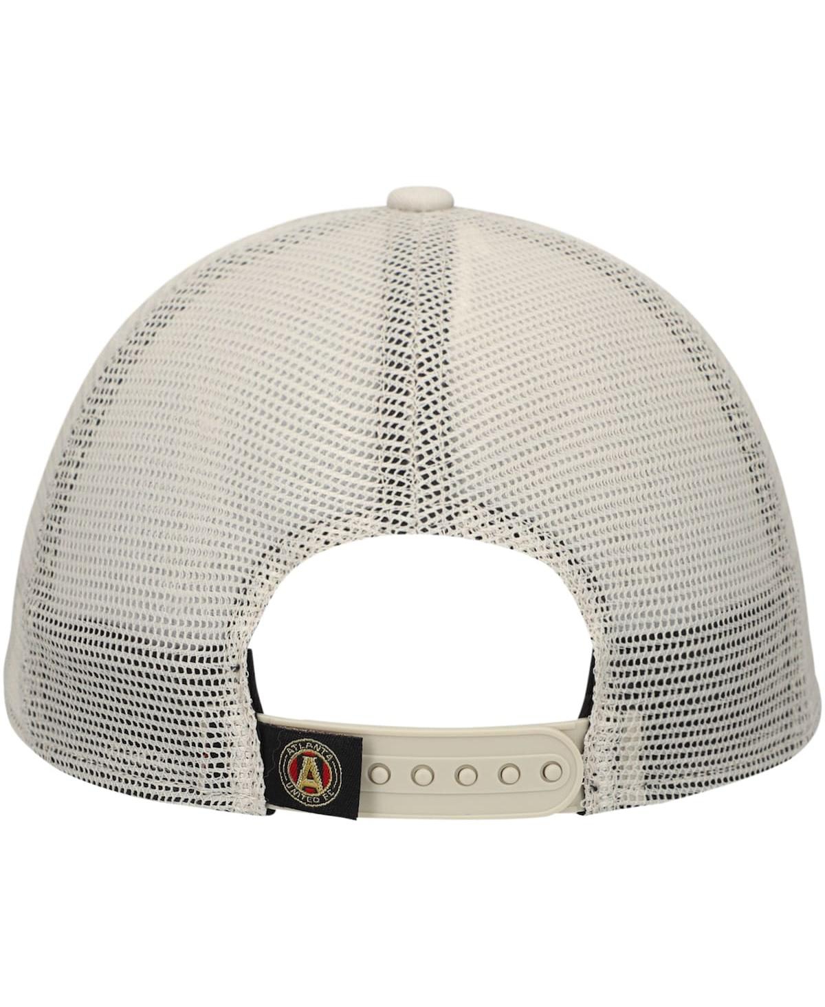 NEW ERA MEN'S TAN ATLANTA UNITED FC GAME DAY 9TWENTY ADJUSTABLE TRUCKER HAT 