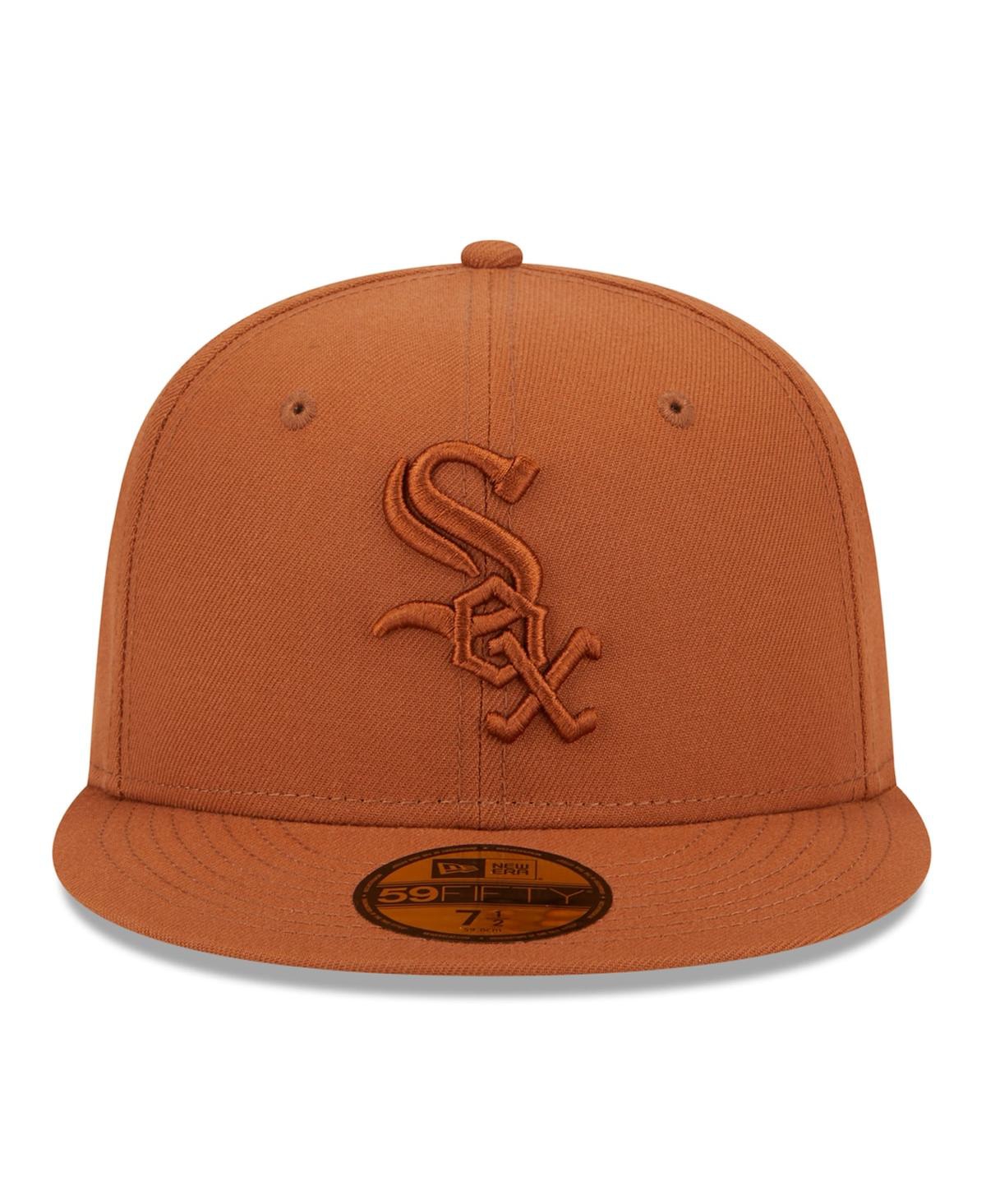 New Era Men'sChicago White Sox Spring Color 59FIFTY Fitted Hat - Brown
