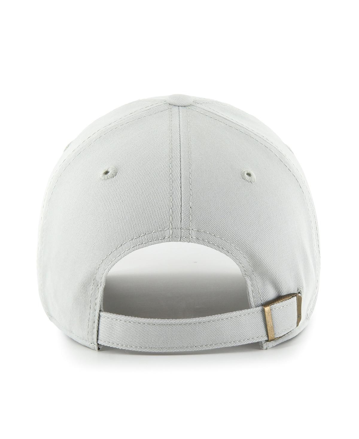 47 Brand Women's Gray Penn State Nittany Lions Miata Clean Up Adjustable Hat In Gray