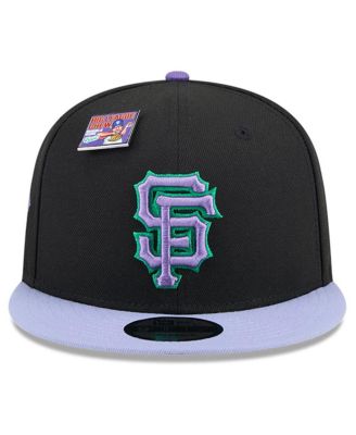 Men's Black/Purple San Francisco Giants Grape Big League Chew Flavor Pack 9FIFTY Snapback Hat