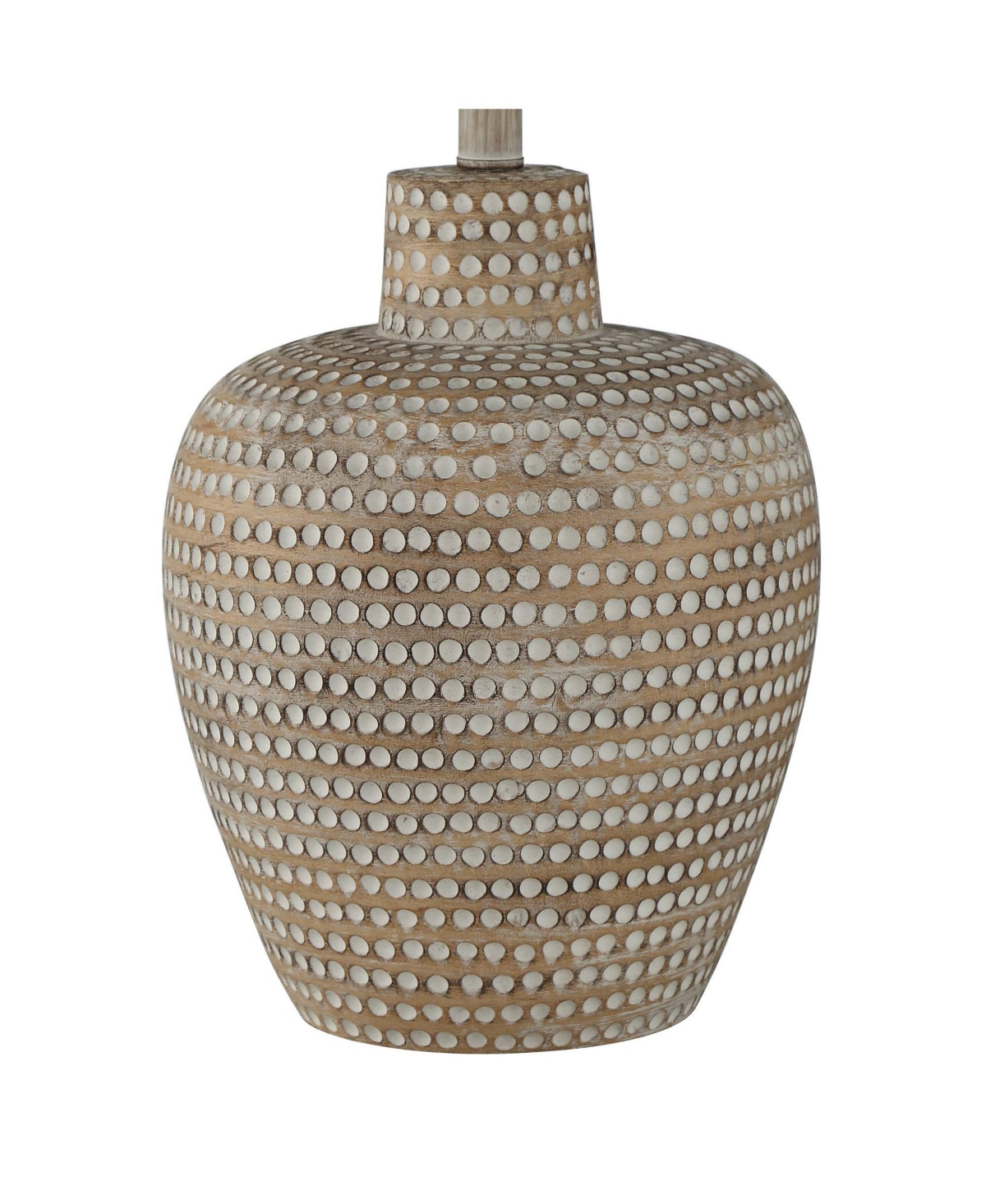 Regency Hill Glenn Rustic Southwestern Style Pot Table Lamps Tall Set of 2 Dappled Sandy Beige Oatmeal Fabric Drum Shades for Living Room Bedroom