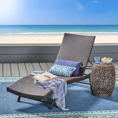 Serene Modern Outdoor Chaise Lounge with Adjustable Back