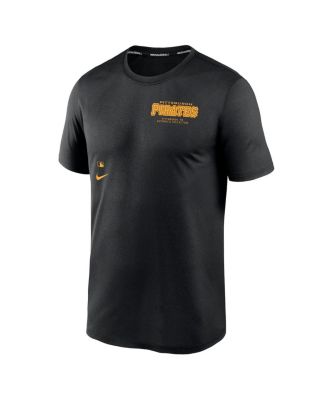Men's Black Pittsburgh Pirates Authentic Collection Early Work Tri-Blend Performance T-Shirt
