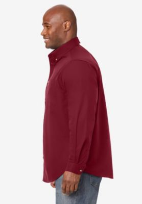 Big & Tall Long Sleeve Wrinkle Free Sport Shirt