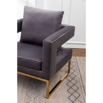 Contemporary Upholstered Accent Arm Chair