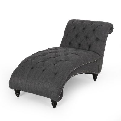 Streamdale Indulge in Comfort & Style Curved Button Tufted Stitched Lounge Chair