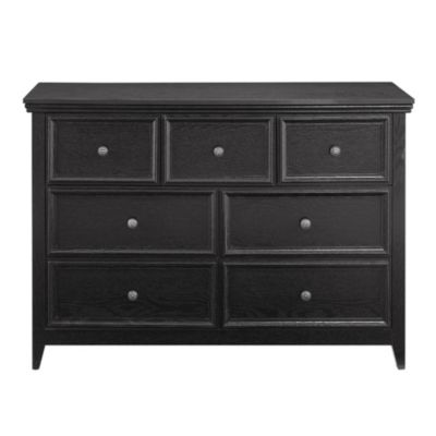 Scratch-Resistant, Easy-Slide 7-Drawer Dresser with Metal Handles