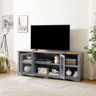 Streamdale Multi-Purpose TV Stand with Ample Storage for 80" TVs